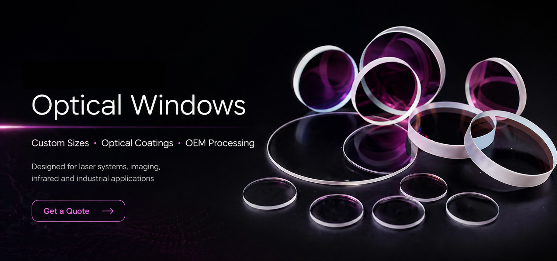 Precision Optical Windows for Industrial & Laser Systems