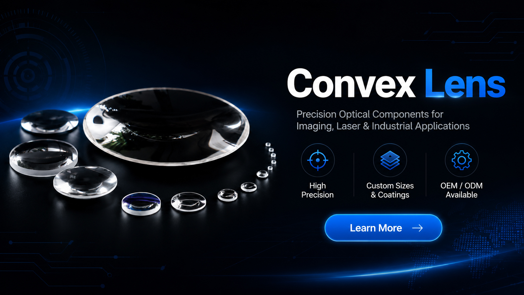 Convex Lens | Precision and Custom Solutions